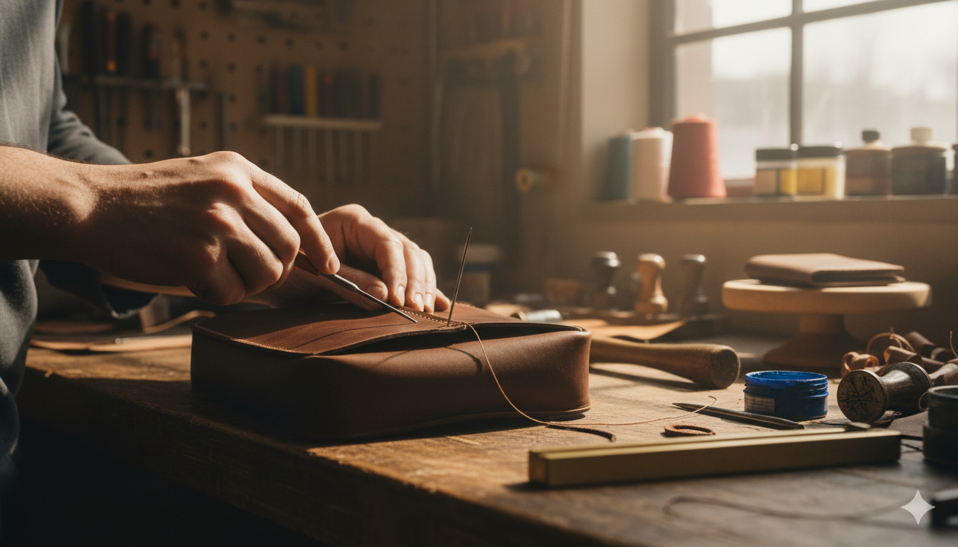 Custom handmade craft in progress